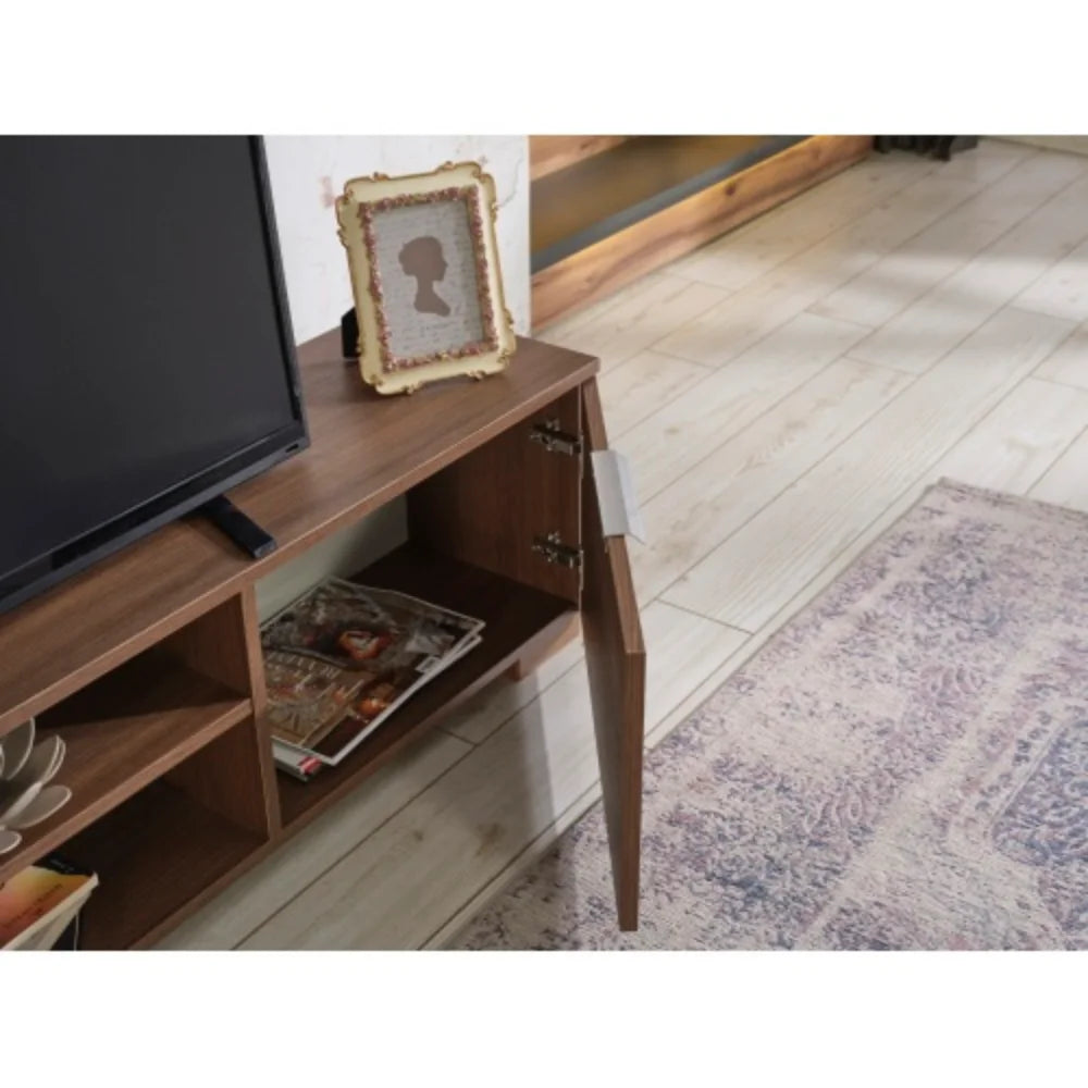 Mid Century Modern White 66 inch Tv Stand Y834