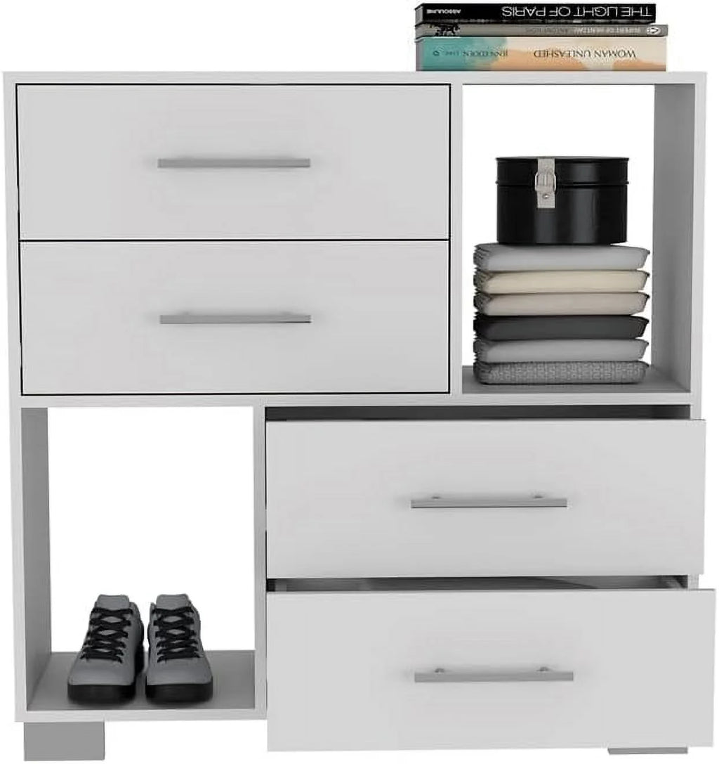 White Engineered Wood Dresser L28678