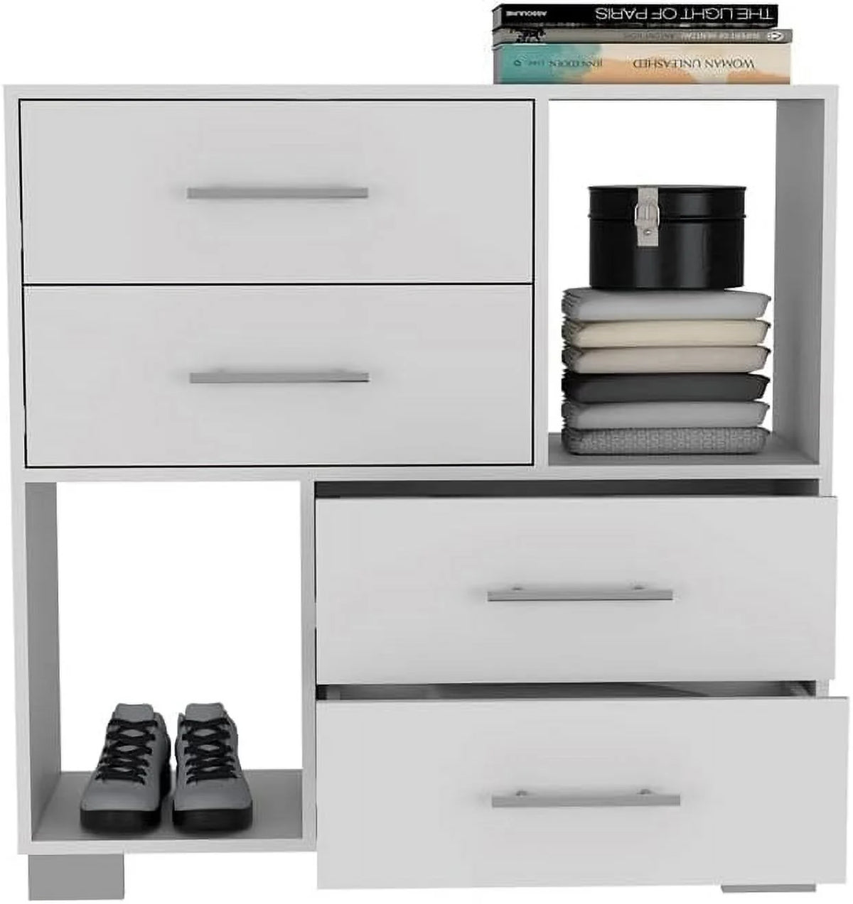 White Engineered Wood Dresser L28678