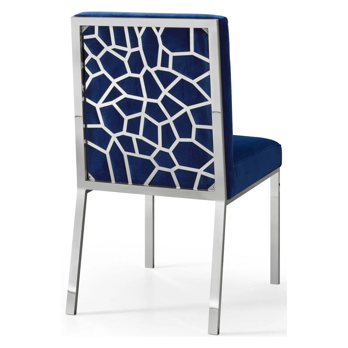Black Velvet Dining Chair Set of 2 H1494