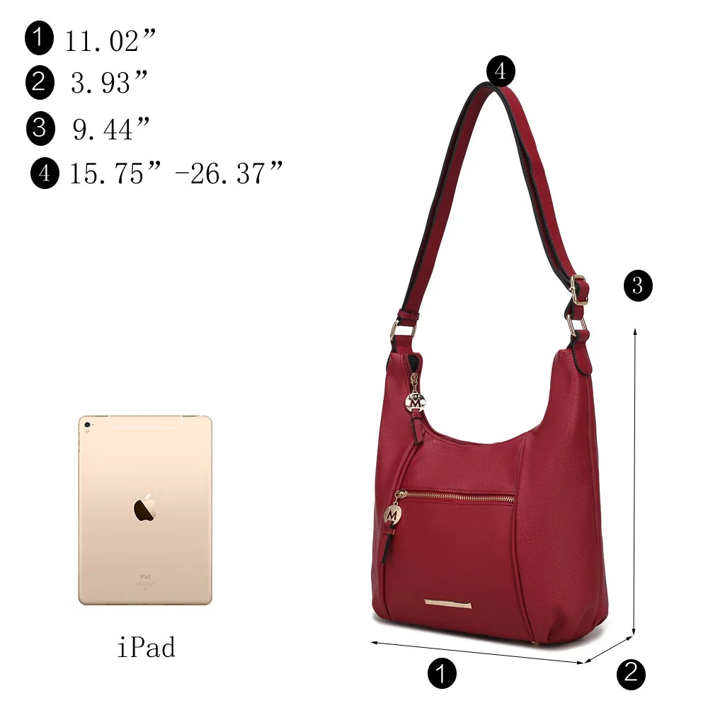Vegan Leather Womens Shoulder Handbag M946