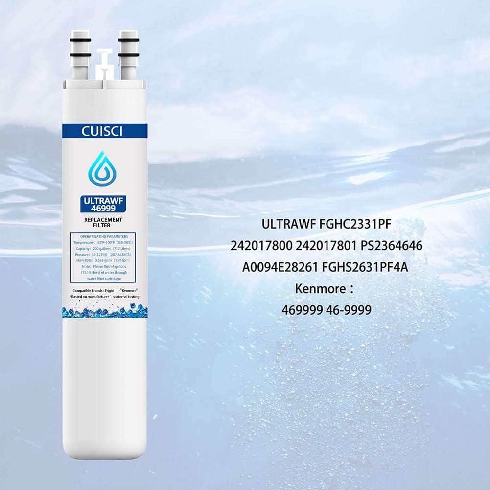 White Water Filter Cap Replacement 2PCS S9115