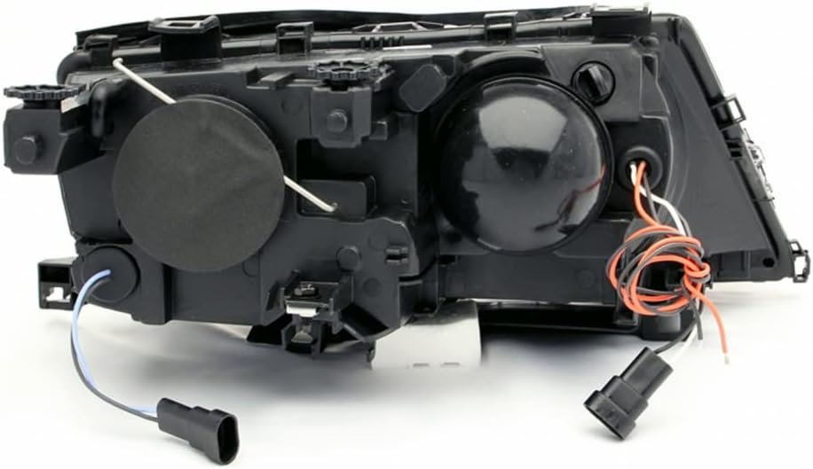 Projector Headlights with Halo Black S1398
