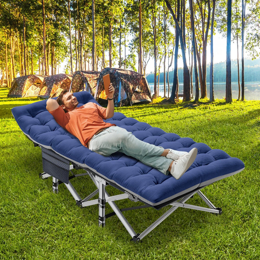 Camping Cot with Mattress & Carry Bag N72232