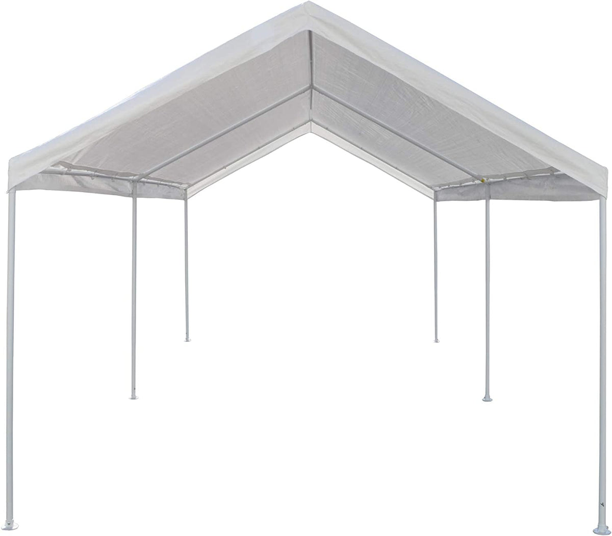 White 10' x 15' Carport Shelter A1849