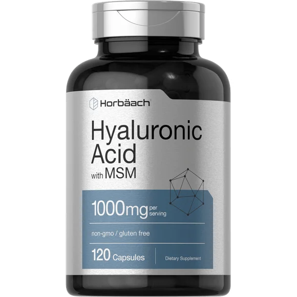 Hyaluronic Acid with MSM 1000 mg 120 Capsules W48177