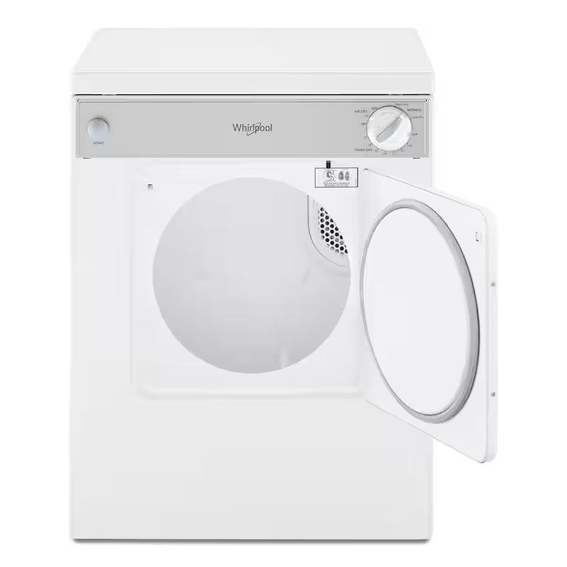 White Compact Electric Vented Dryer K4814