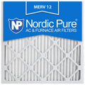 20x20x1 Pleated MERV 12 AC Furnace Air Filters Qty 24 K74591