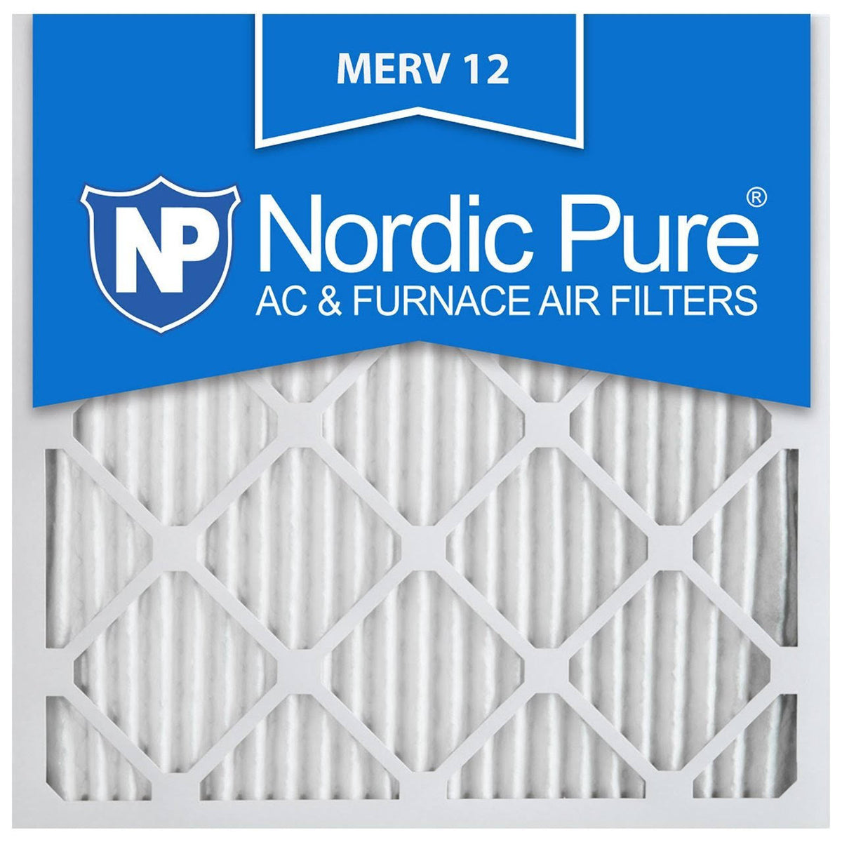 20x20x1 Pleated MERV 12 AC Furnace Air Filters Qty 24 K74591