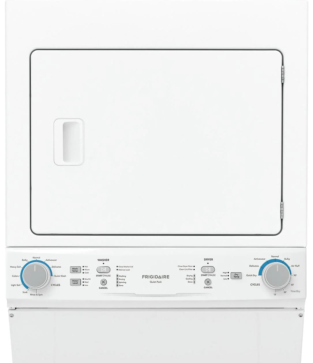 Electric Washer Dryer Laundry Center White W898950