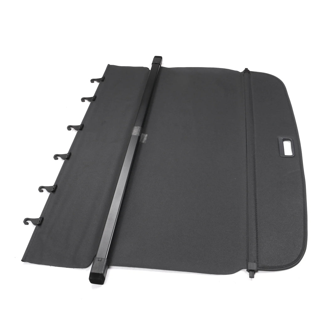 Black PVC & Aluminum Rod Retractable Cargo Cover N7136