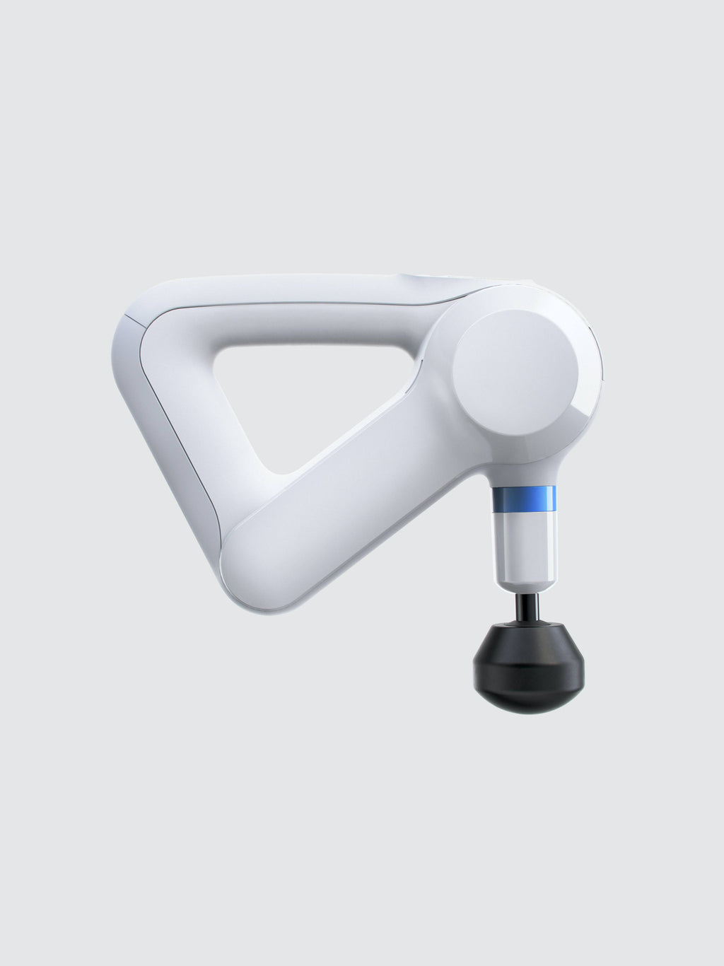 White Handheld Percussive Massage Gun with Travel Case D497201