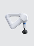 White Handheld Percussive Massage Gun with Travel Case D497201