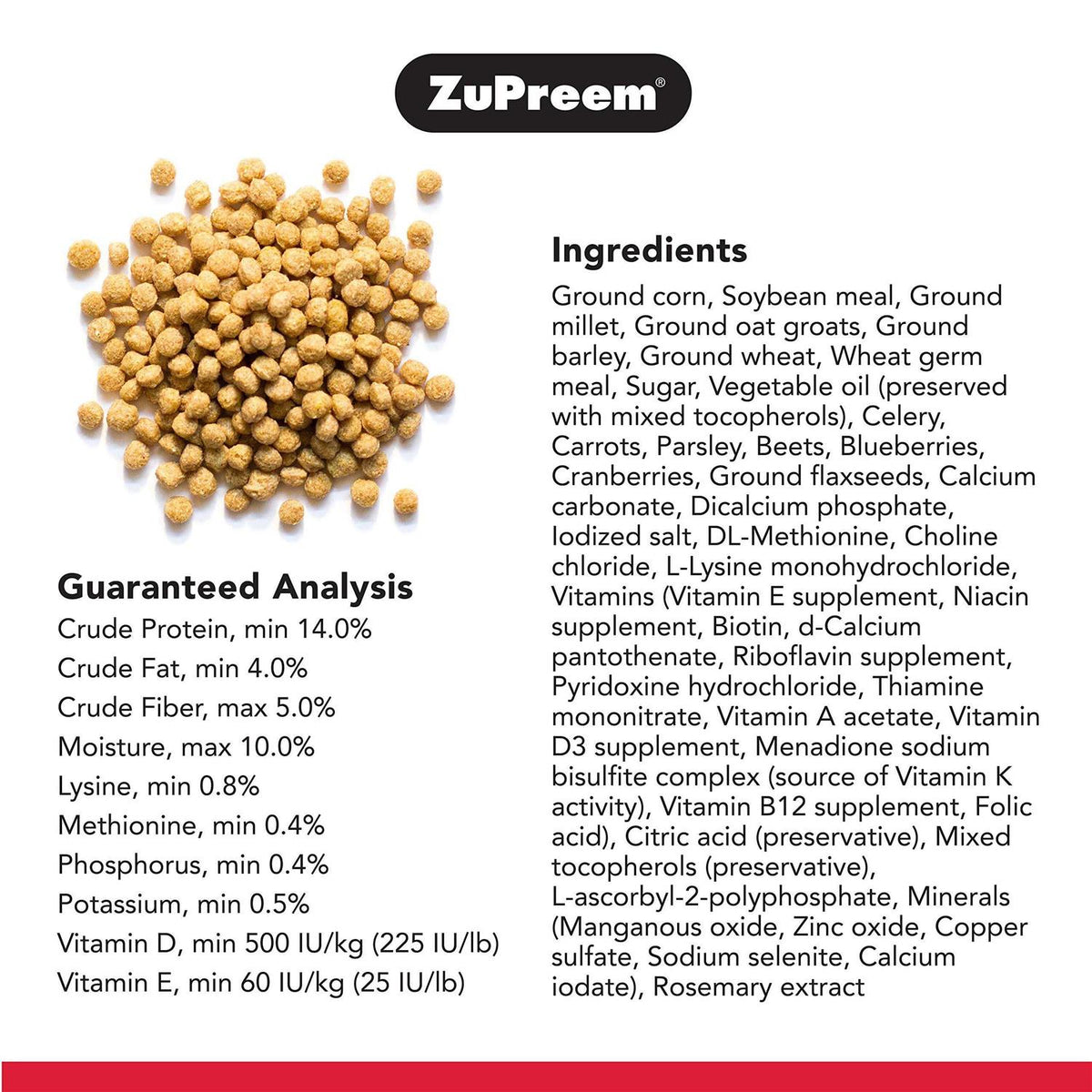 Natural Bird Food M7760