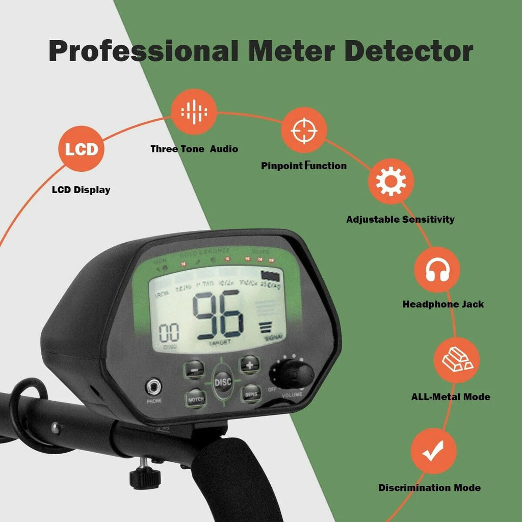 Metal Detector Kit with Waterproof Search Coil R6116