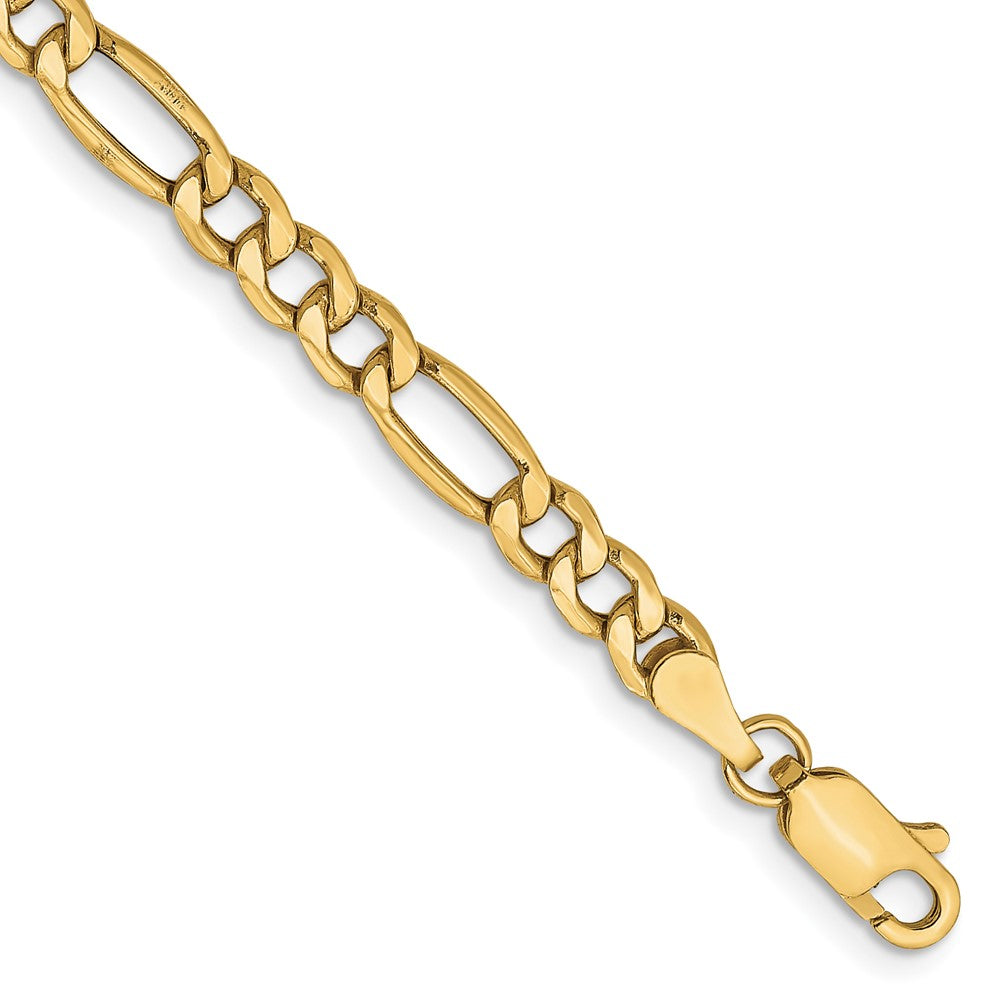 10 Karat Yellow Gold Figaro Chain Bracelet O2030