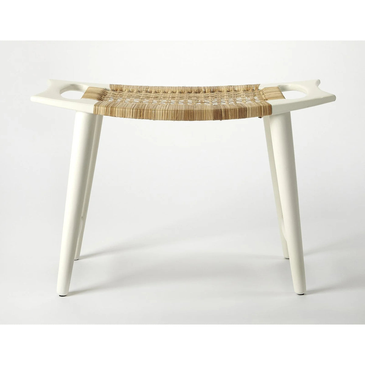 Black and Natural Foot Stool Y141298