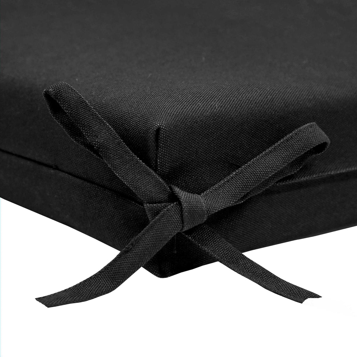 Seat Cushion 18 x 19 in Solid Black Z798