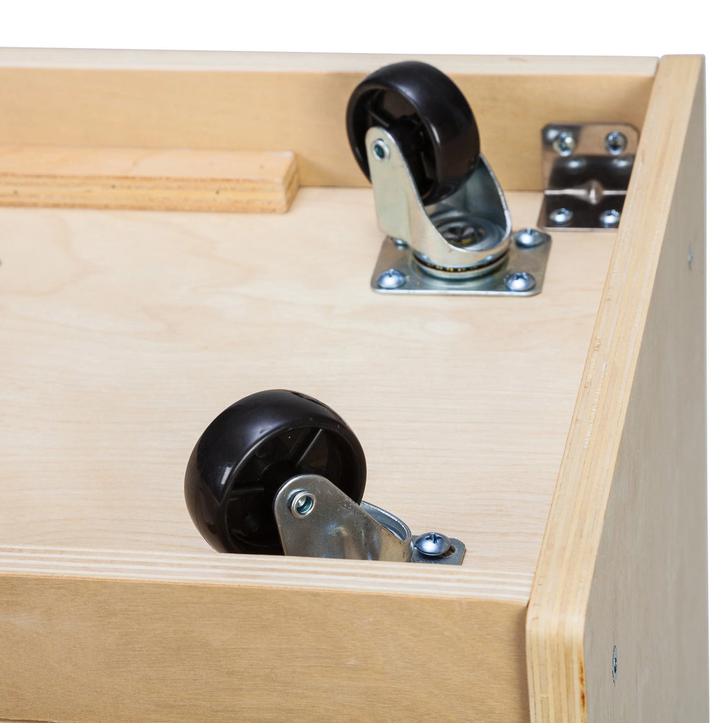 Mobile Storage Cabinet, Natural S76274