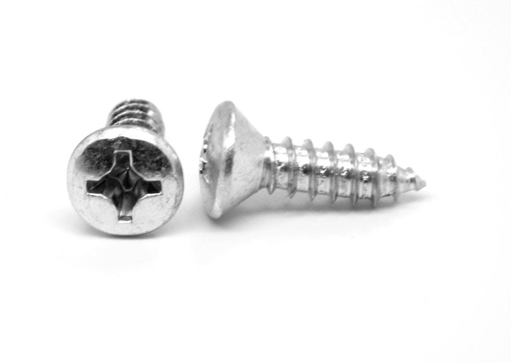 #8-15 x 1 1/2 Sheet Metal Screw Phillips Oval Head Low Carbon Steel Zinc Plated A744