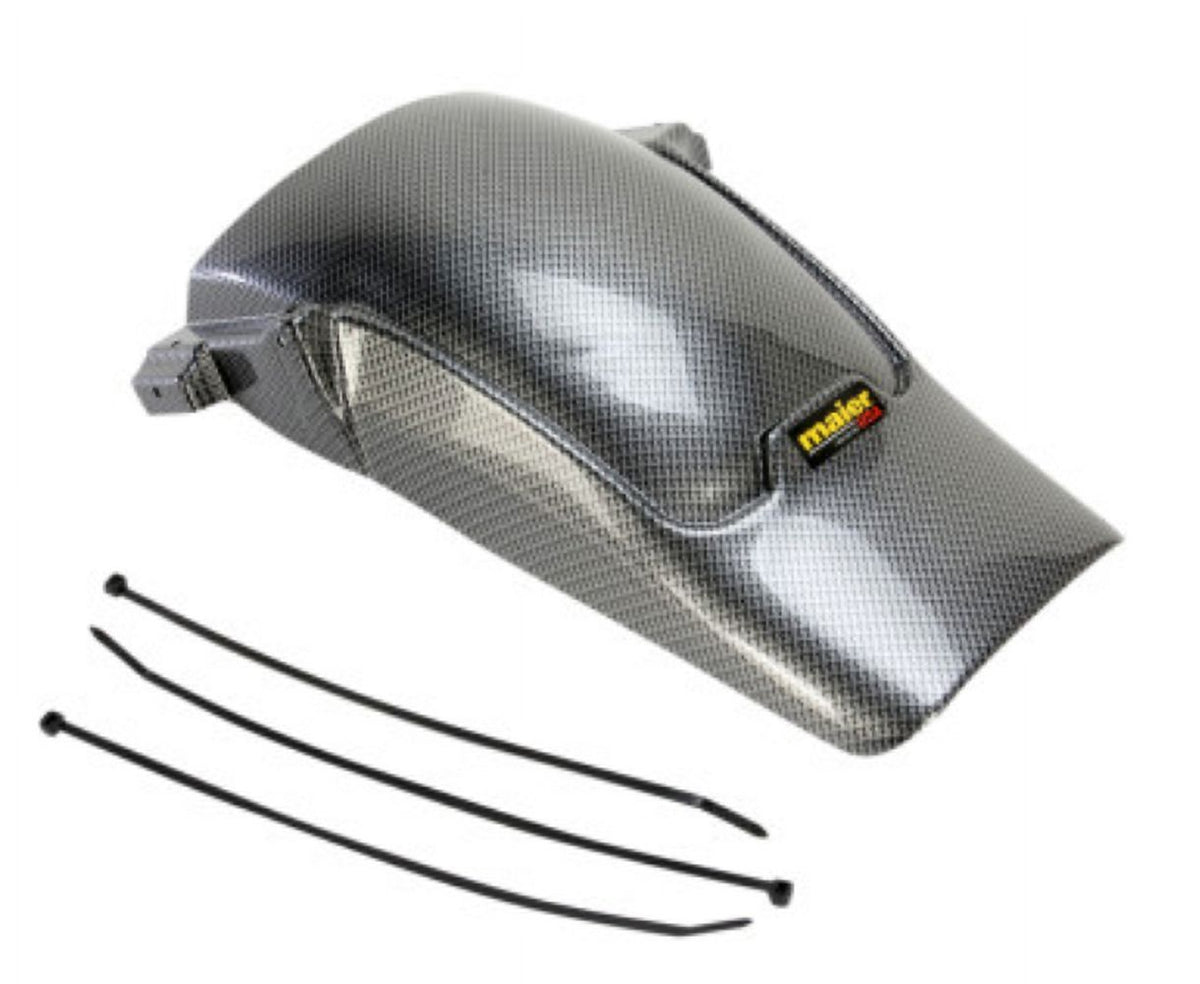 Black Carbon Fiber Rear Splash Guard J244