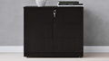 Black Oak 2 Door Storage Printer Cabinet G557
