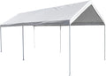 White 10' x 15' Carport Shelter A1849