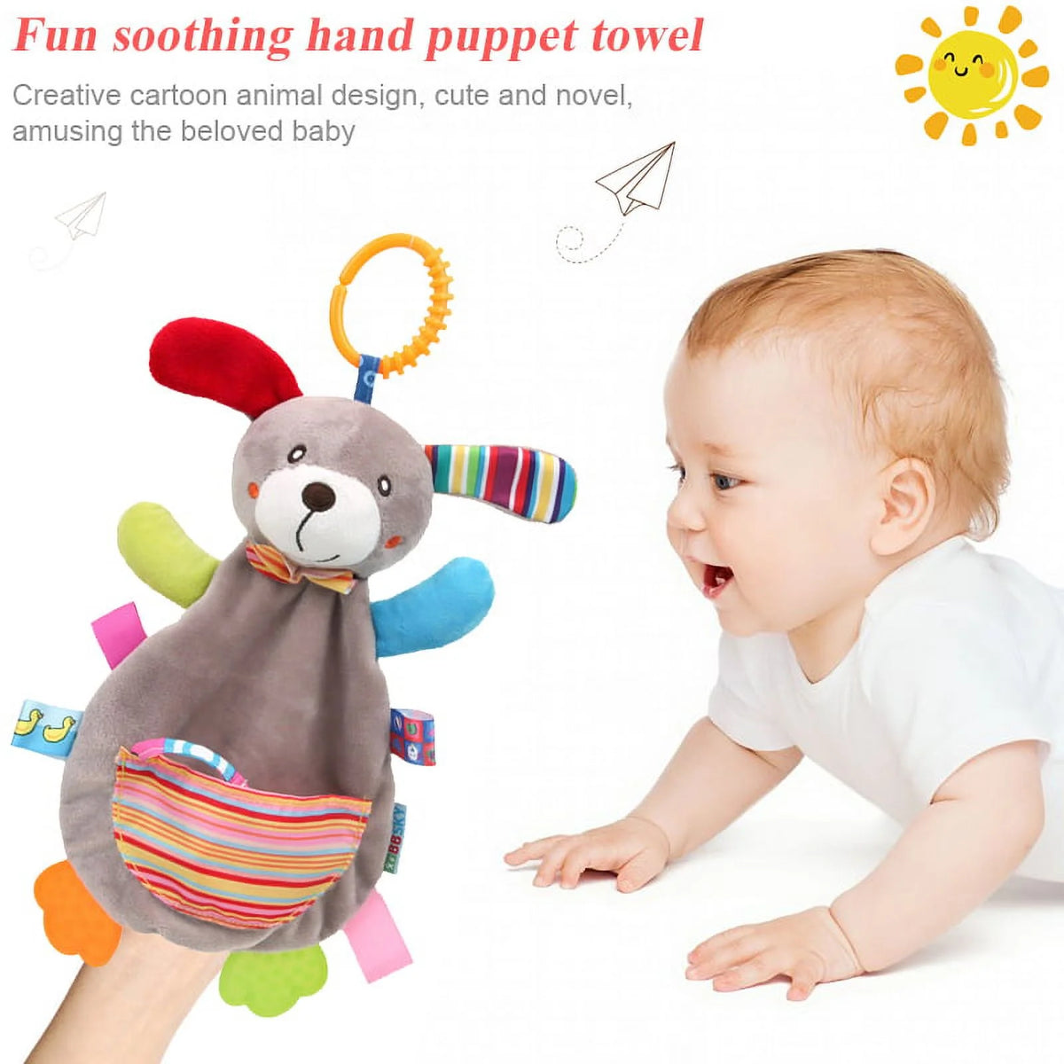 2 Pack Baby Hanging Toys with Teether Z2790