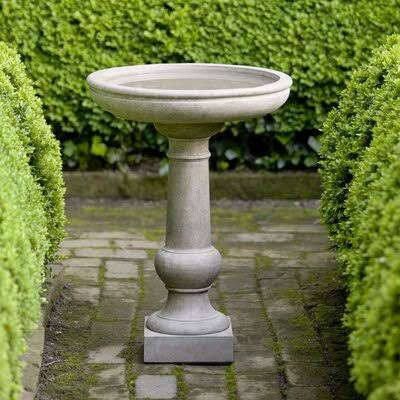 Travertine Birdbath T8179
