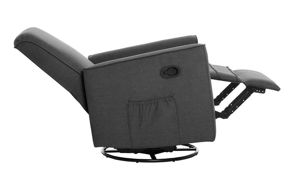 Rustic Grey Glider Recliner and Rocker N17875