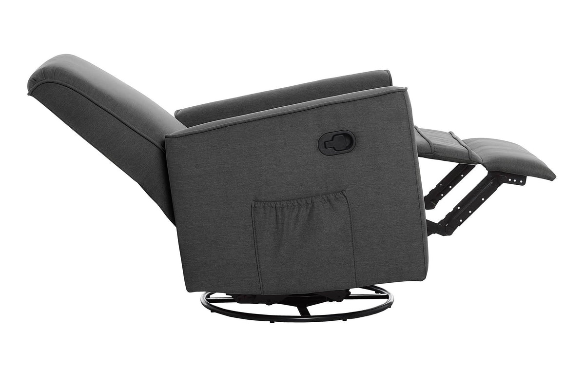 Rustic Grey Glider Recliner and Rocker N17875