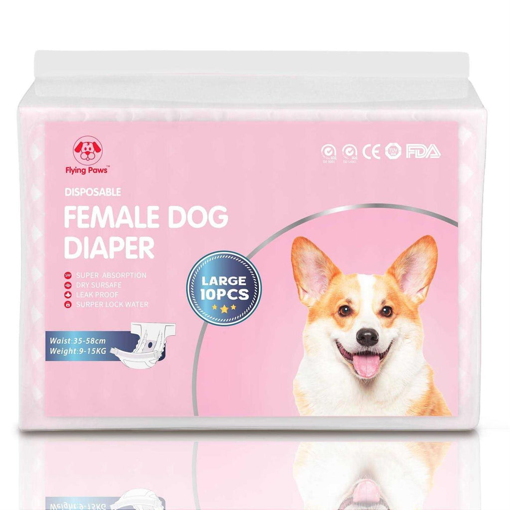 Disposable Female Dog Diapers with Adjustable Elastic Waistline L215902