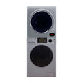 110V 1.6 cf Washer and 3.5 cf Vented Digital Dryer in Silver A355