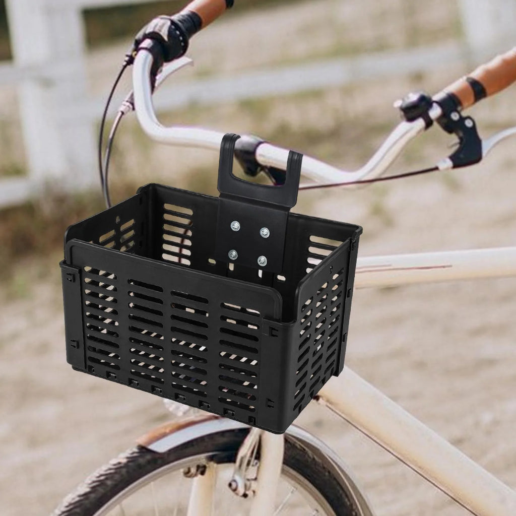 Foldable Bike Basket with Cargo Rack F296