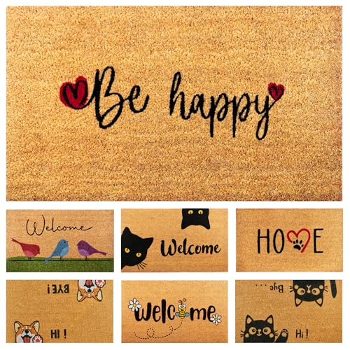 Coir Door Mat with Heavy Duty Backing N85957