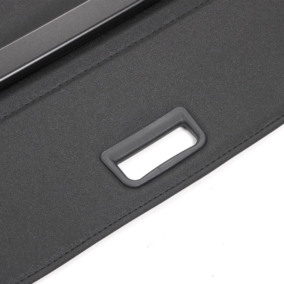 Black PVC & Aluminum Rod Retractable Cargo Cover N7136