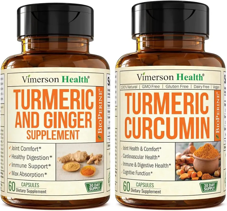 Turmeric Ginger & Turmeric Curcumin Bundle J22646