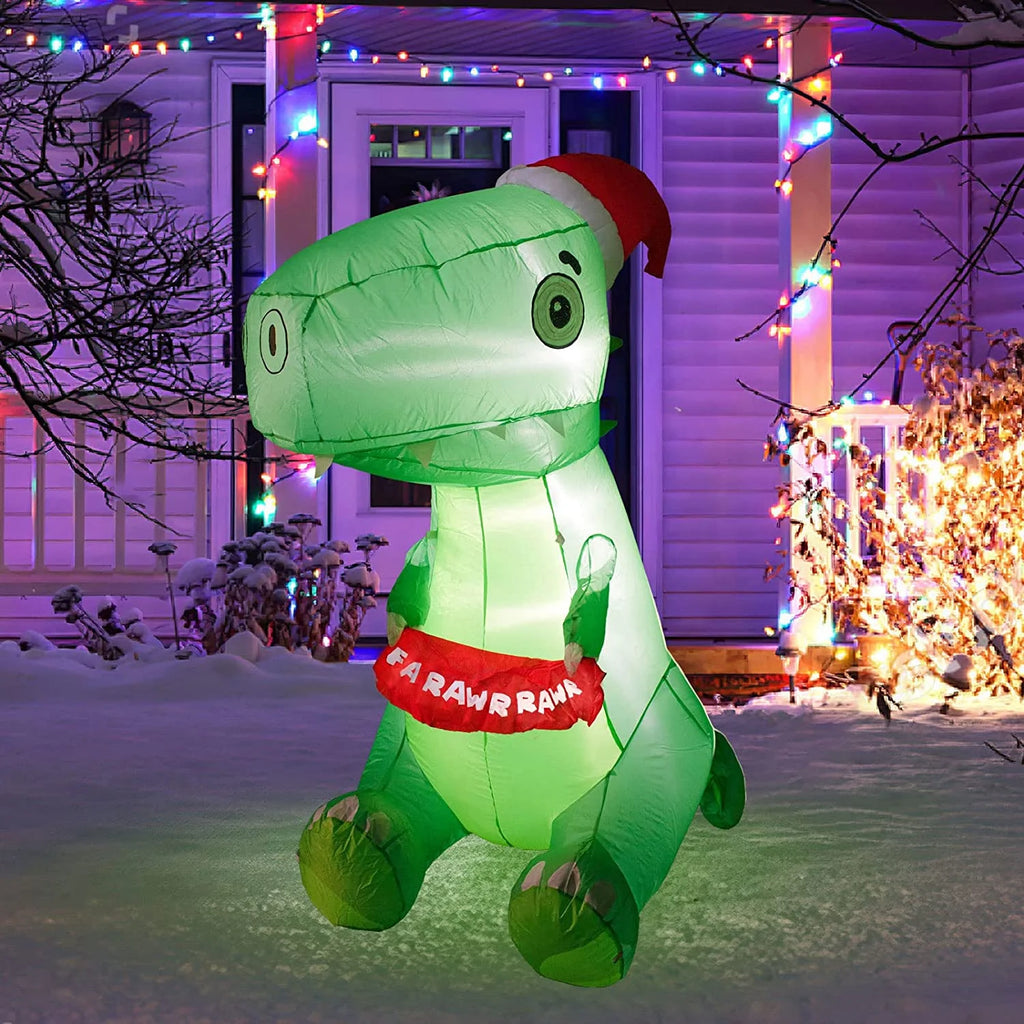 Outdoor Dinosaur Christmas Yard Inflatable G232