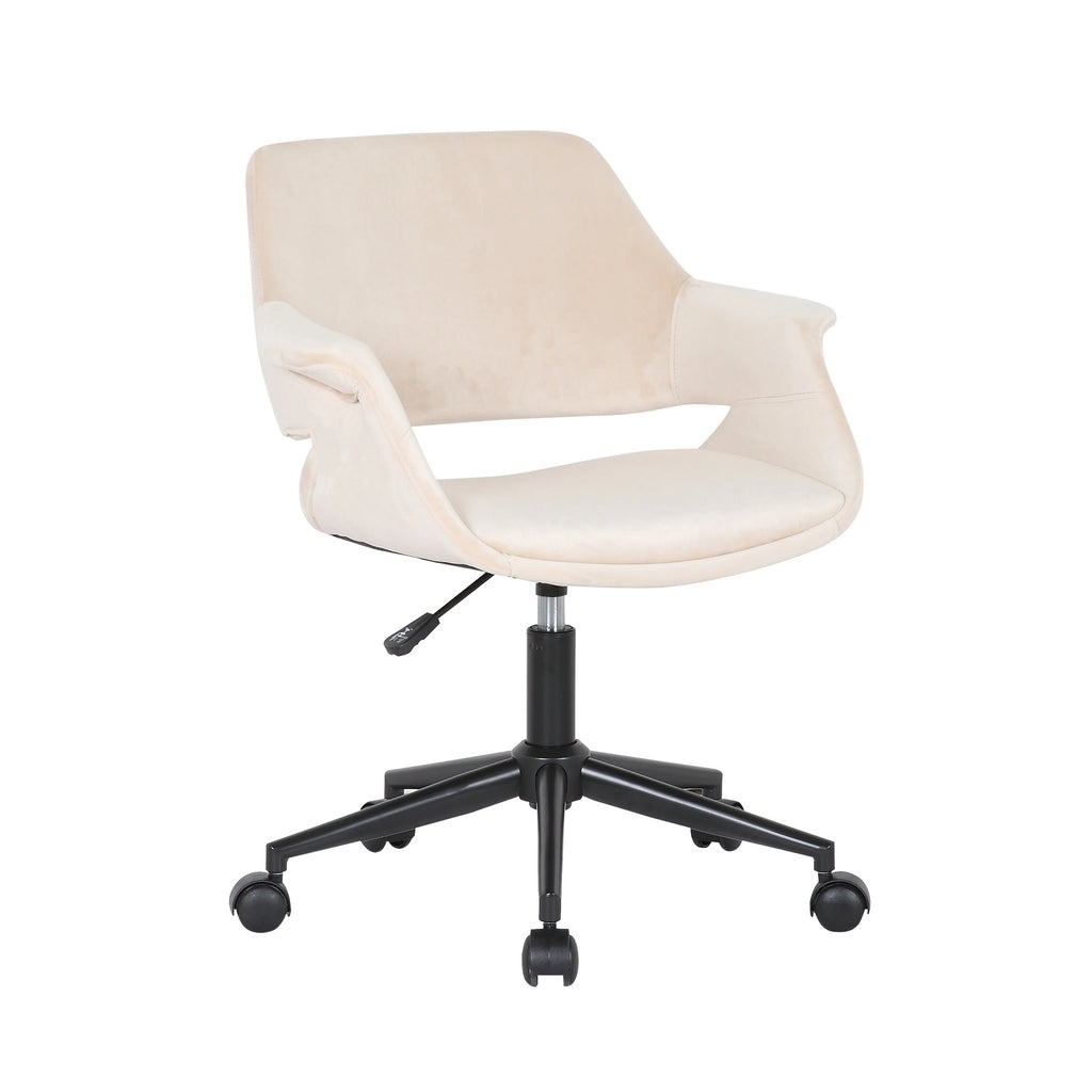 Velvet Office Chair with Swivel and Adjustable Height Z948