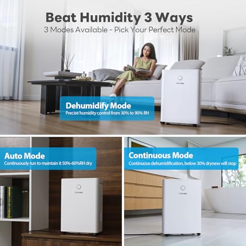 30 Pint Dehumidifier with Drain Hose and Water Tank Z239