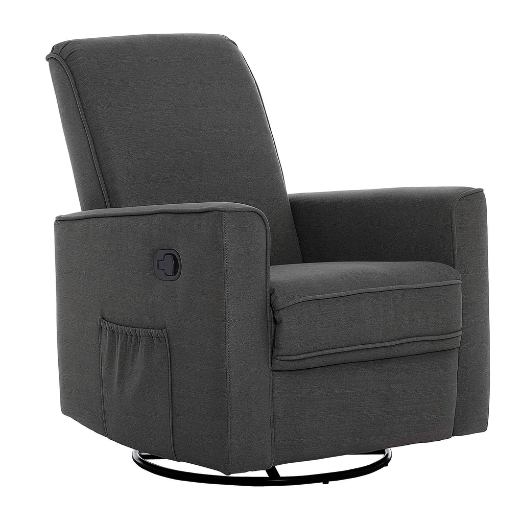 Rustic Grey Glider Recliner and Rocker N17875