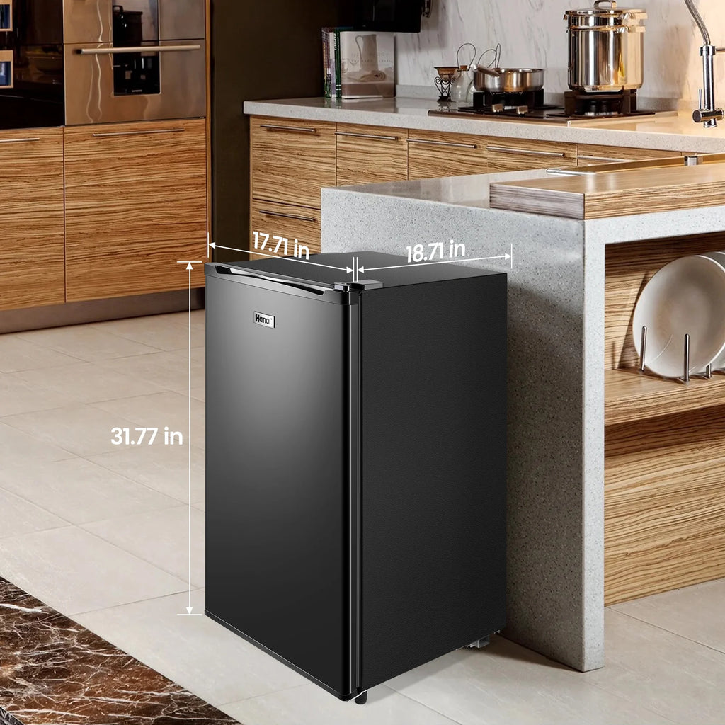 3.2 Cu ft Black One Door Mini Fridge L979