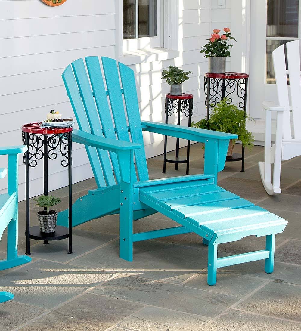 Adirondack Chair with Ottoman H4838