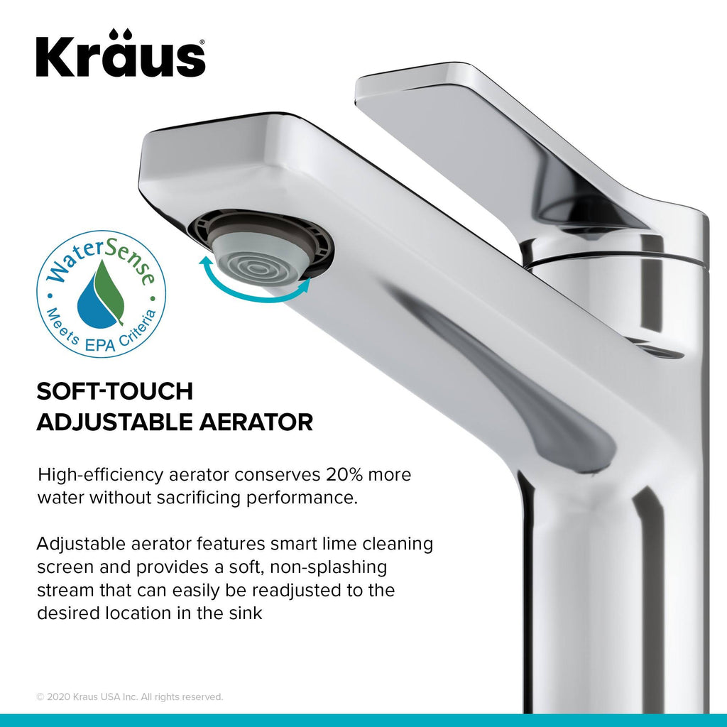 Brushed Gold Single Handle 2-Pack Bathroom Faucet E167