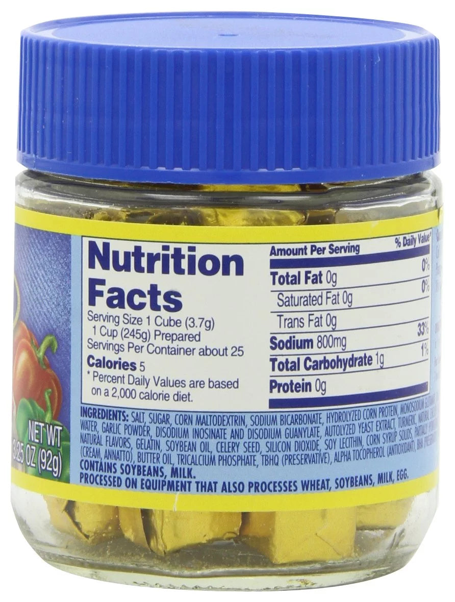 Chicken Instant Bouillon Cubes 3.25 OZ Pack of 4 X51083