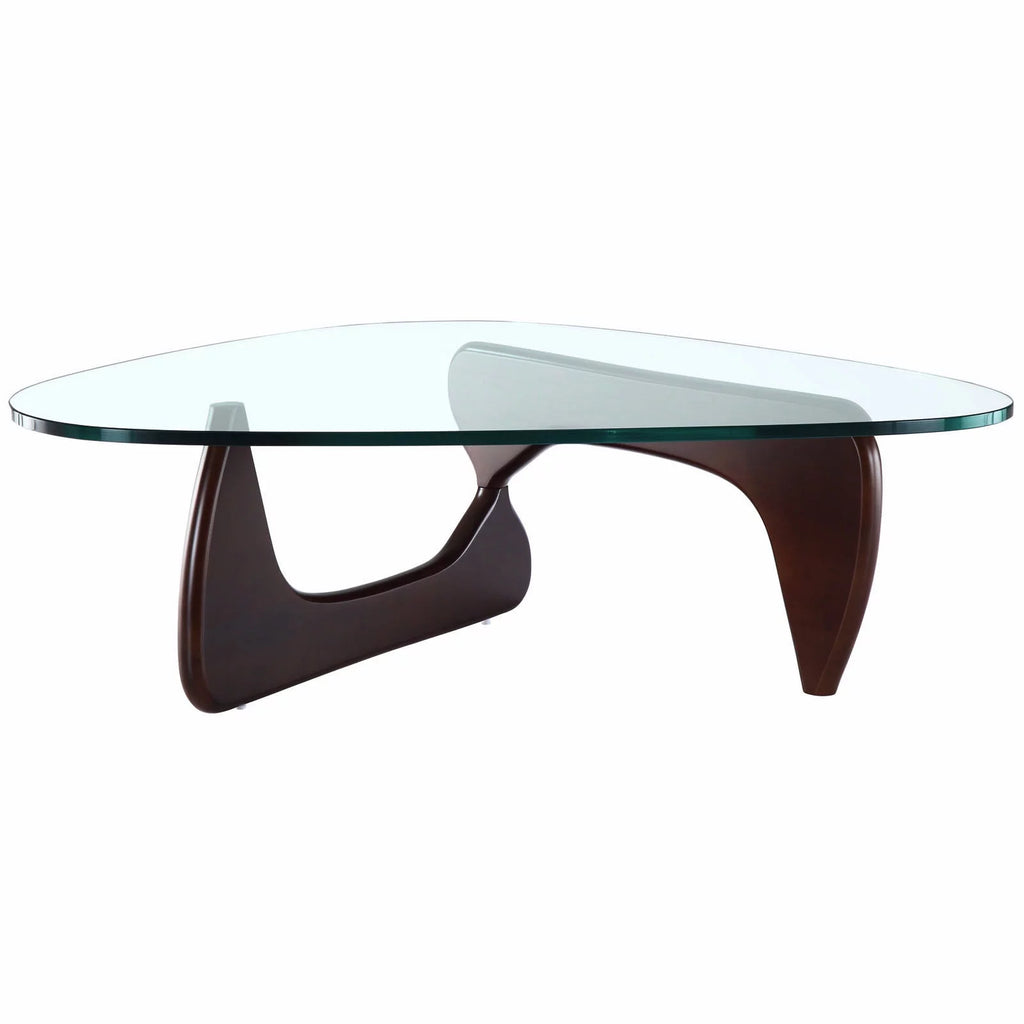 Modern Triangle Glass Top Coffee Table U26723