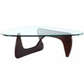 Modern Triangle Glass Top Coffee Table U26723