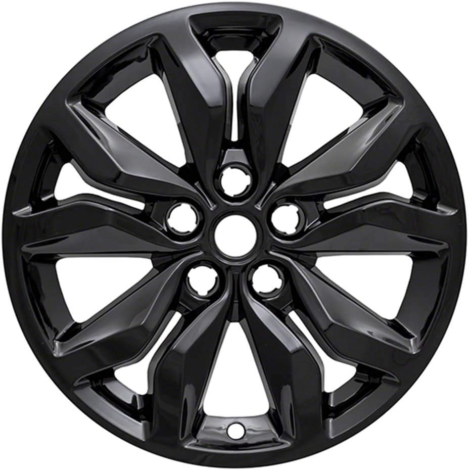 Set of 4 18" 10 Spoke Wheel Skins Gloss Black Y395