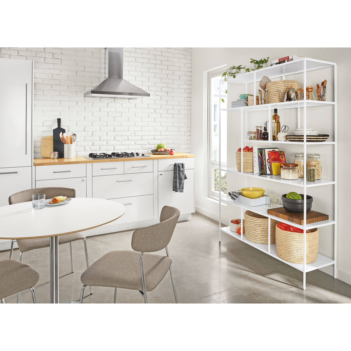 White Bookcase X644149