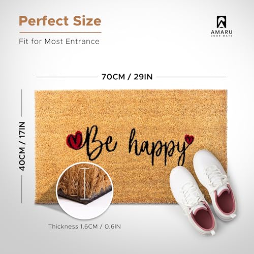 Coir Door Mat with Heavy Duty Backing N85957